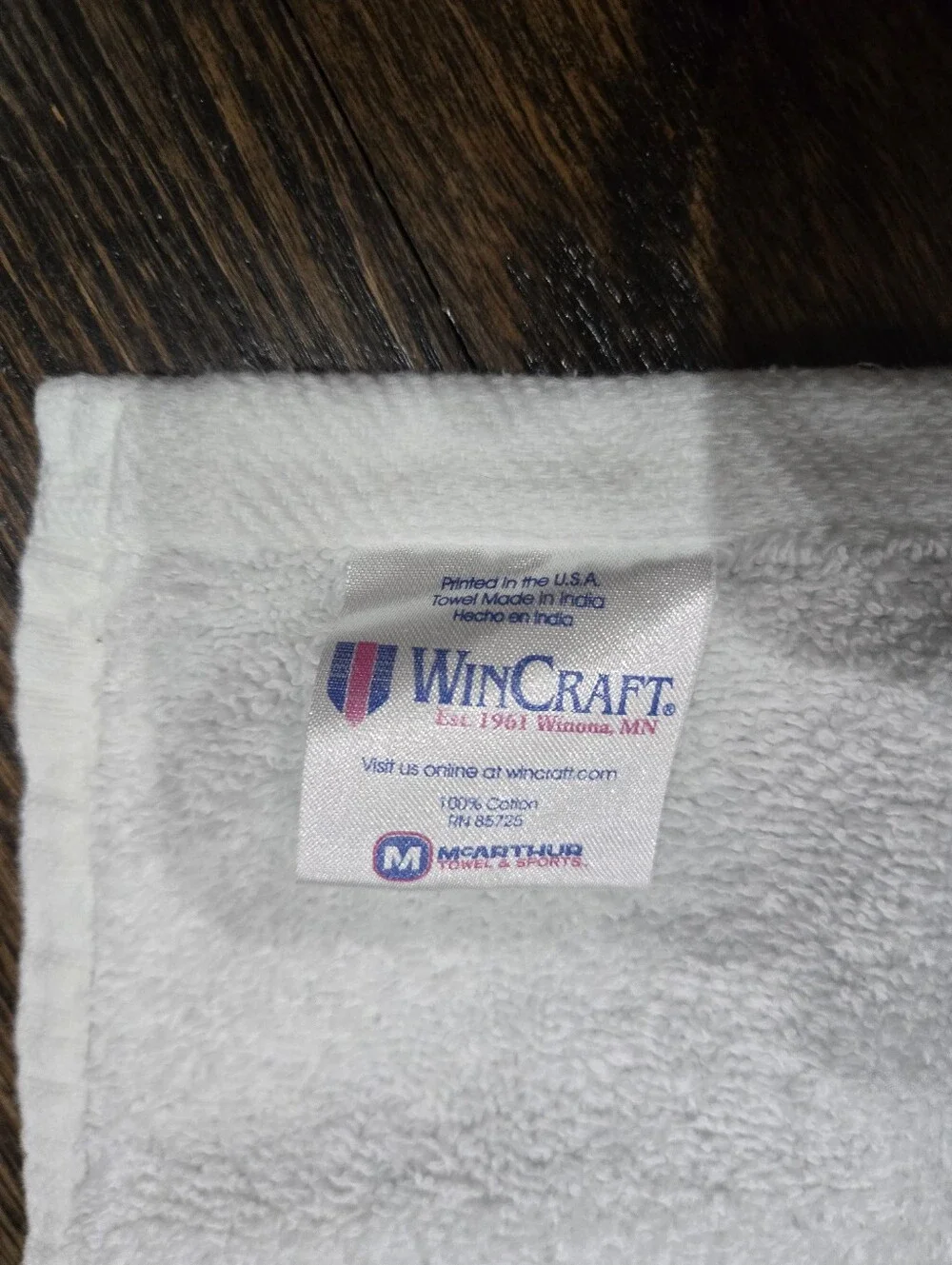 Wincraft Atlanta Braves American Flag Sports Gym Hand Towel 2016